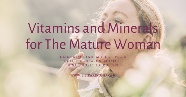 10. Vitamins and Minerals for the Mature Woman