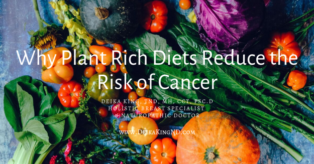 Why Plant Rich Diets Reduce Risk for Cancer
