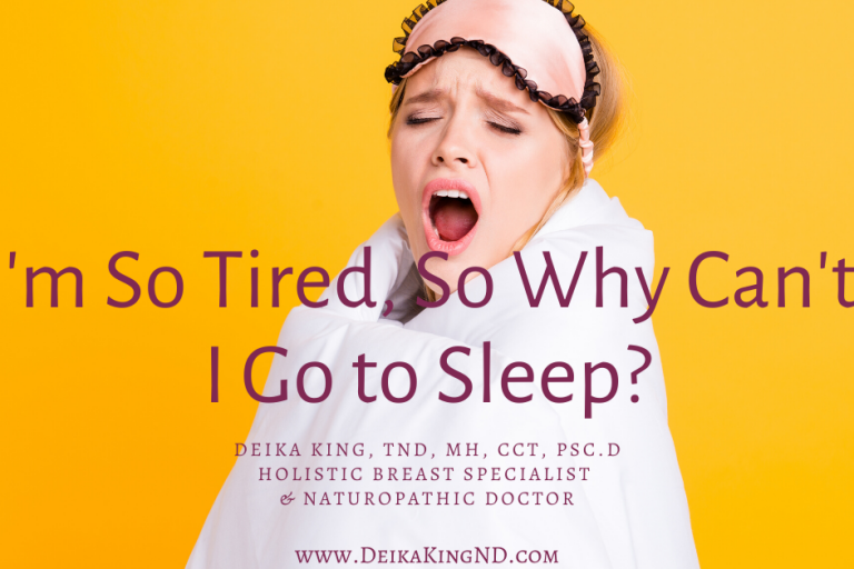I’m So Tired, So Why Can’t I Get to Sleep