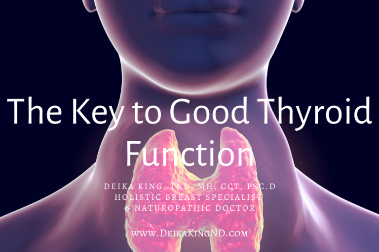 The Key to Good Thyroid Function